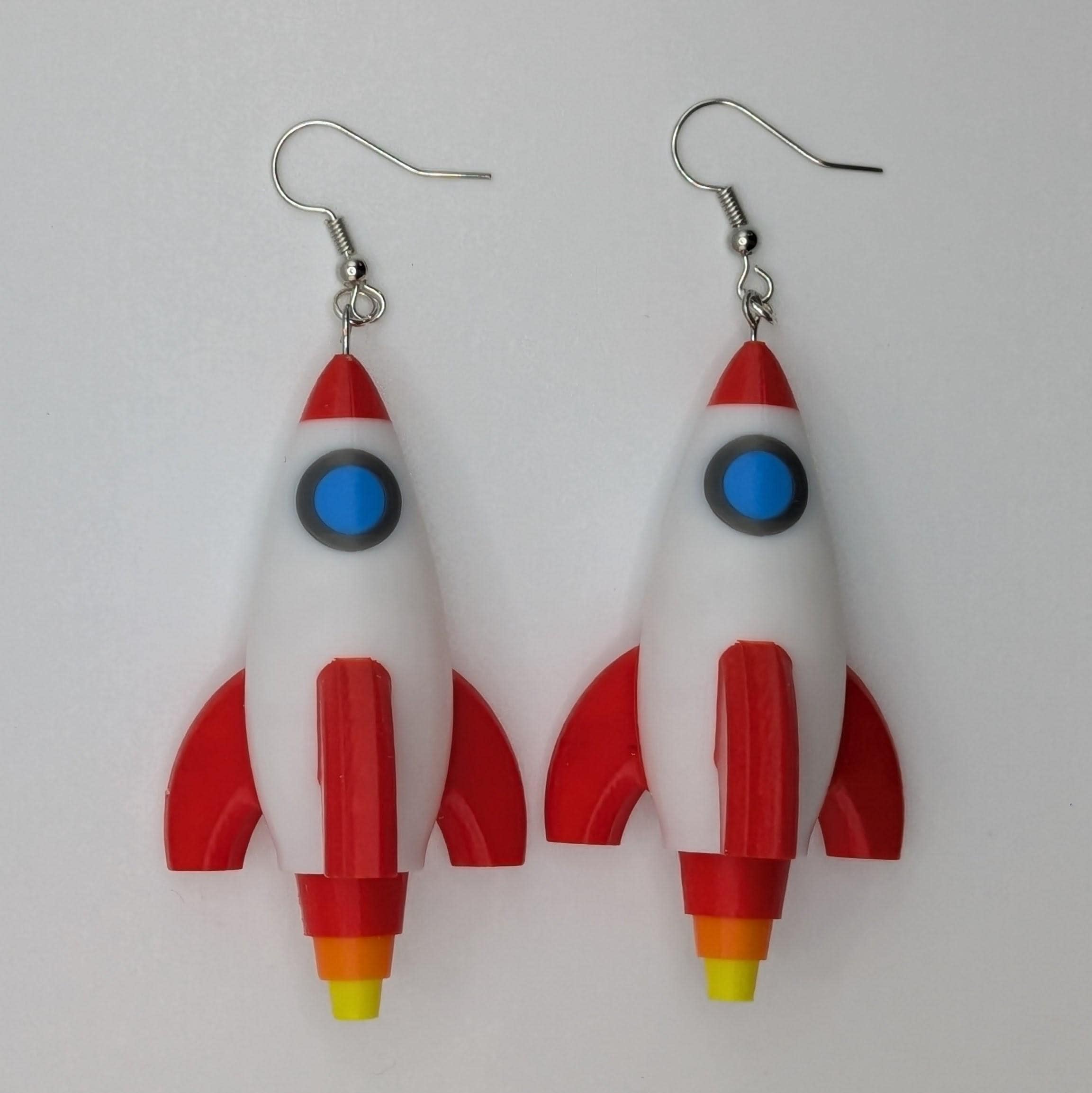 Rocketship Earrings