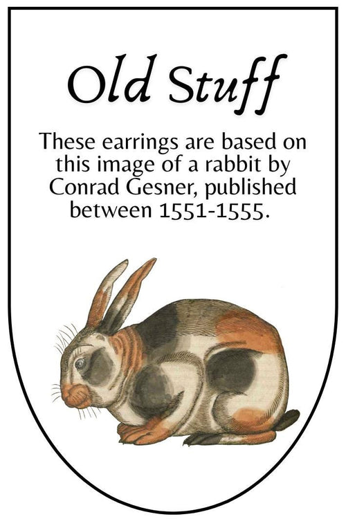 16th-Century Rabbit Earrings