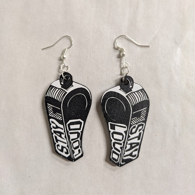 Stay Loud Creative Resistance Earrings & Pins