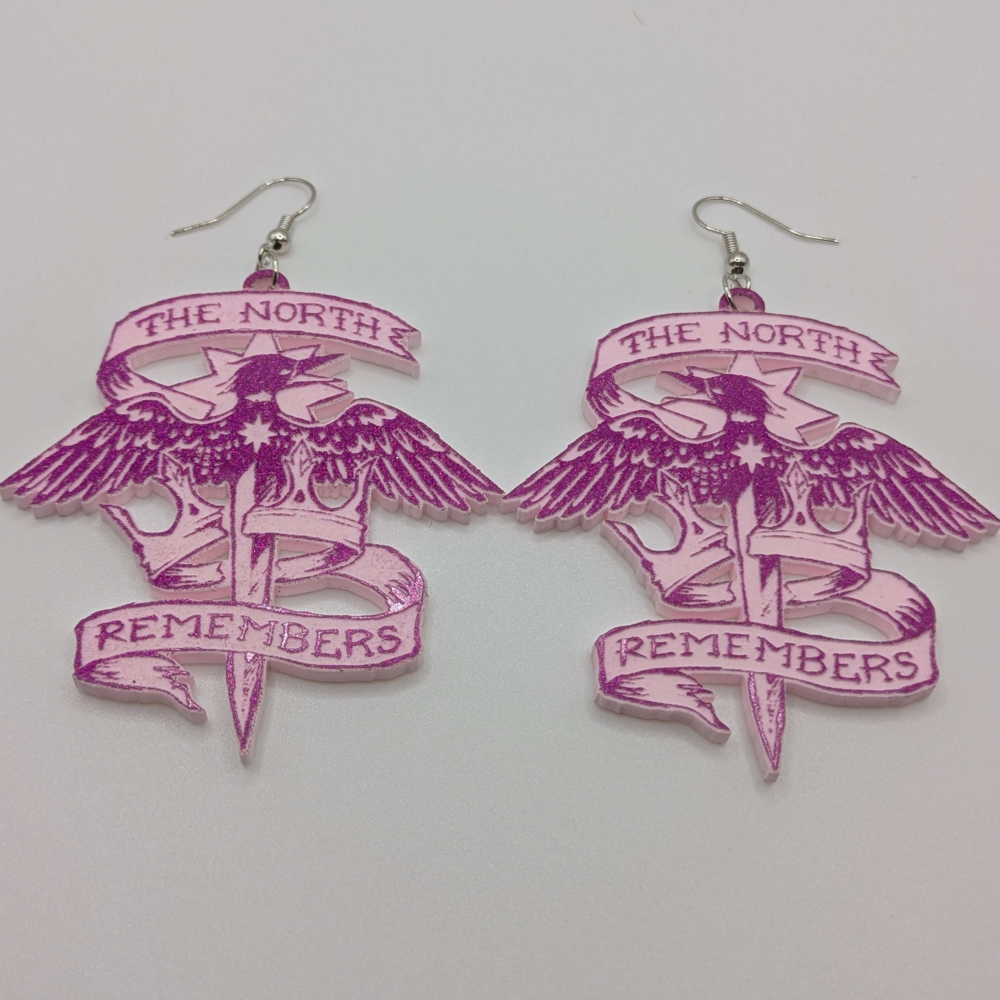 North Star Rebellion's The North Remembers Earrings and Pins  - Smitten Kitten Variant