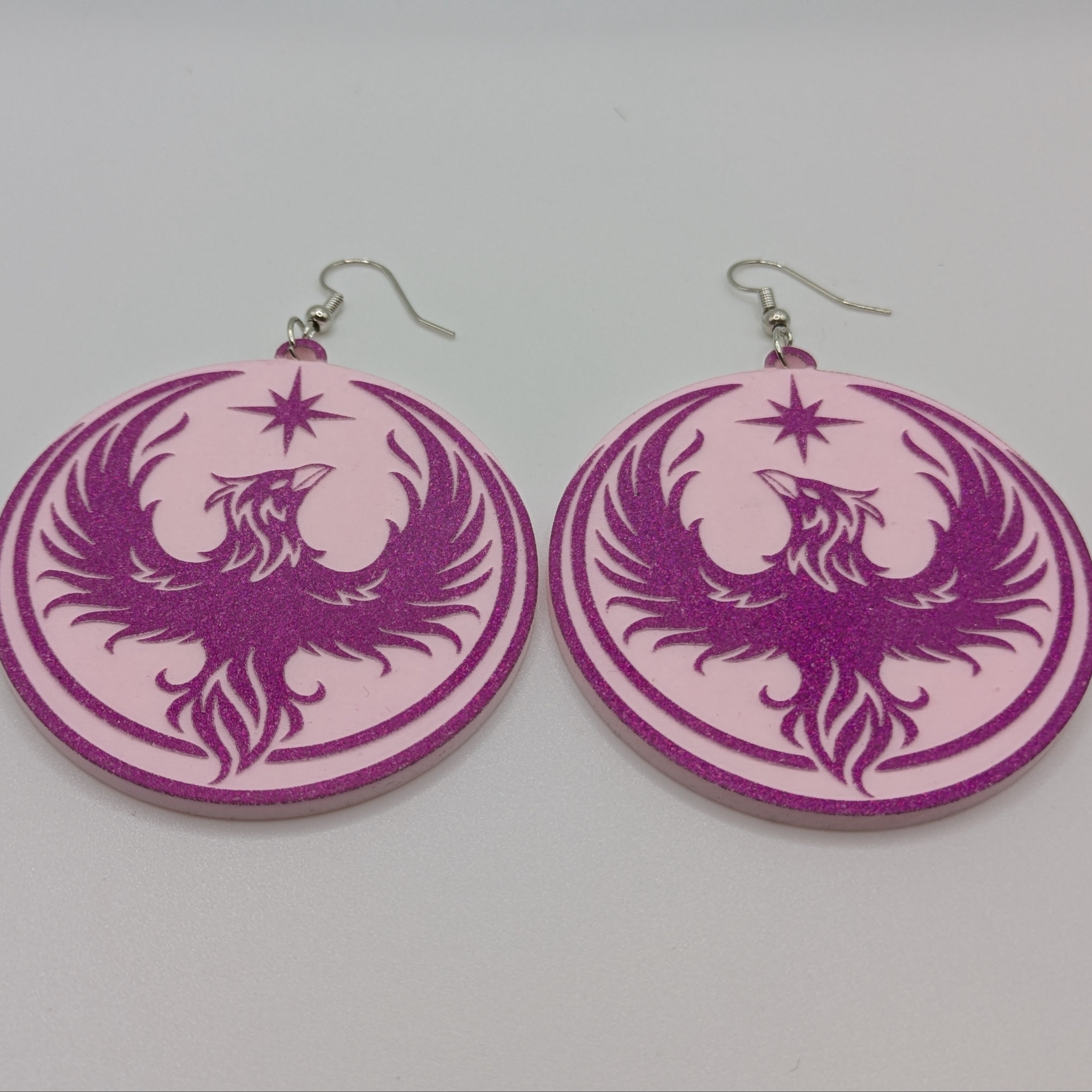 North Star Rebellion's Together We Rise Phoenix Earrings and Pins  - Smitten Kitten Variant