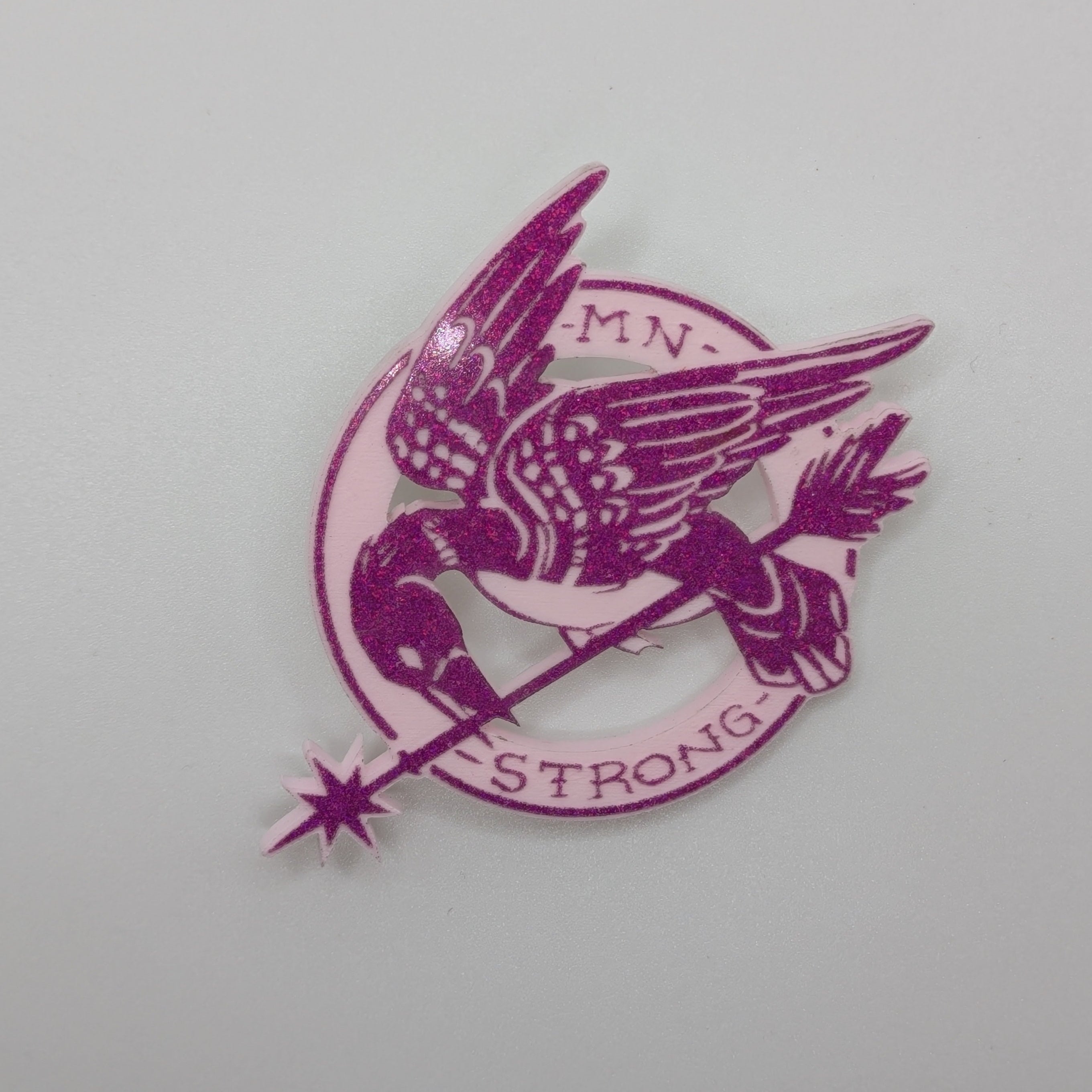 North Star Rebellion's Mockingloon Earrings and Pins  - Smitten Kitten Variant