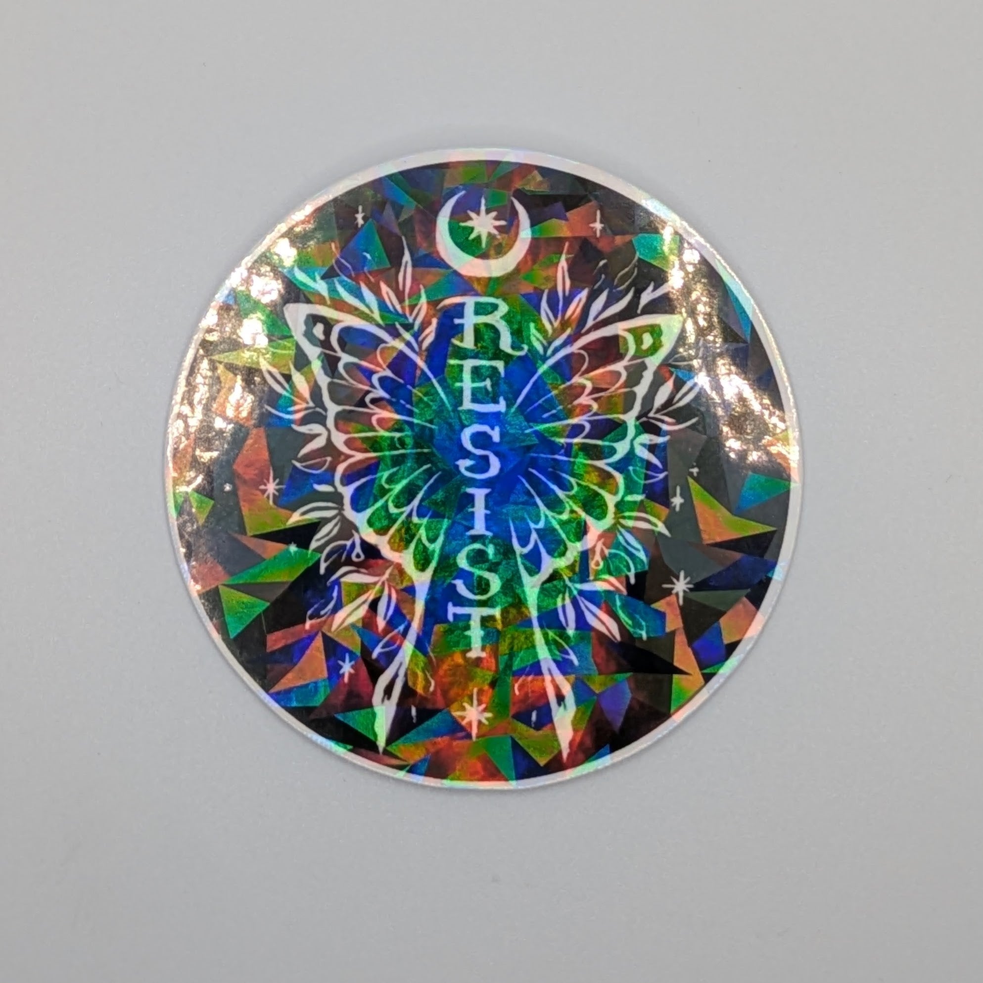 North Star Rebellion's Holographic Resist Creative Resistance Sticker