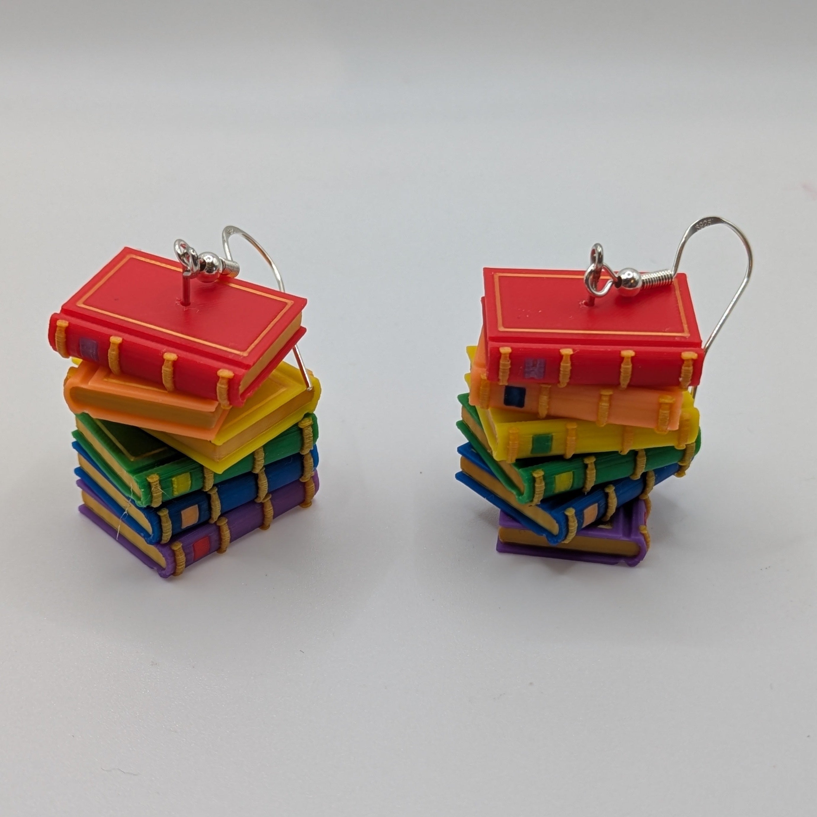 PRIDE Rotating Book Earrings