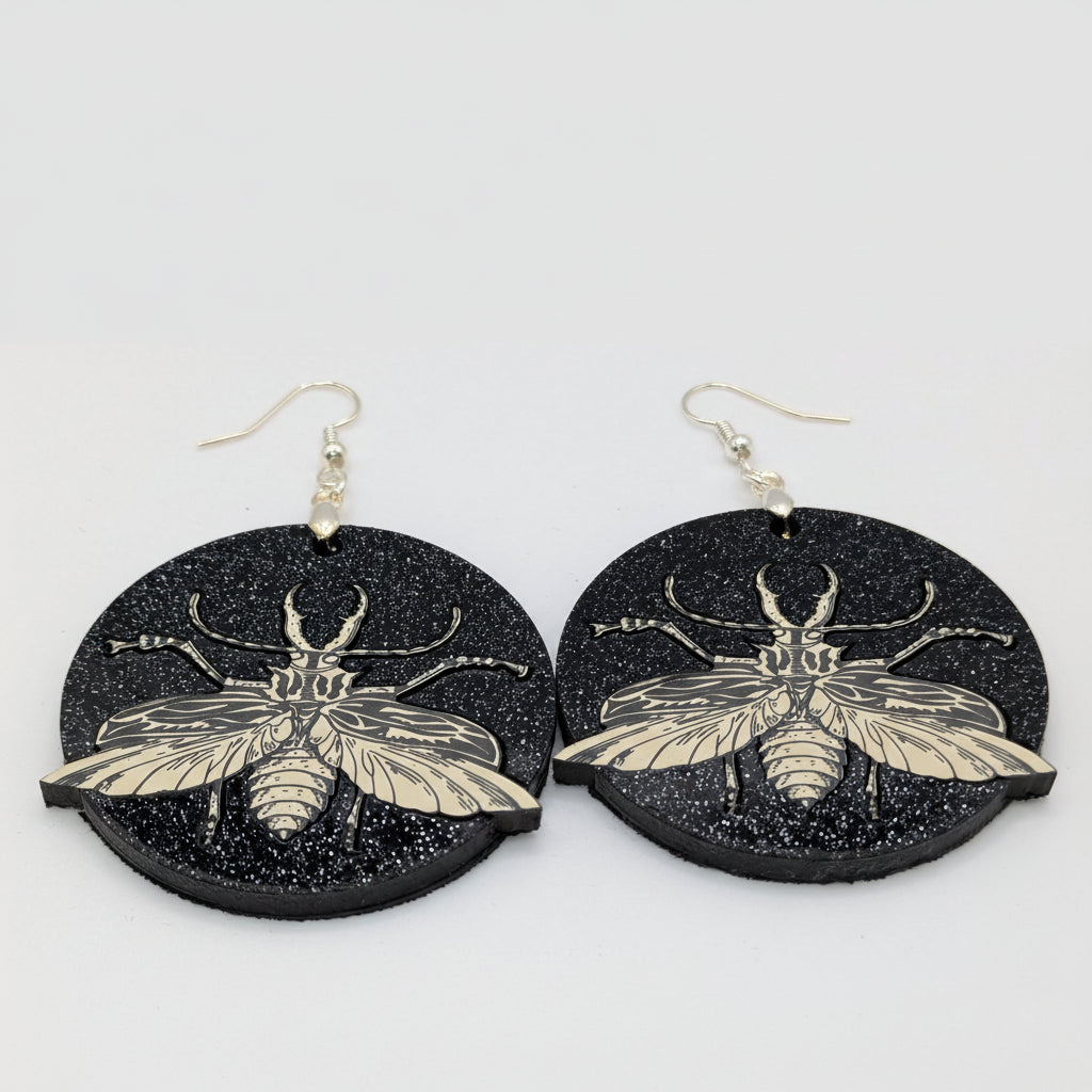 Beetle Earrings