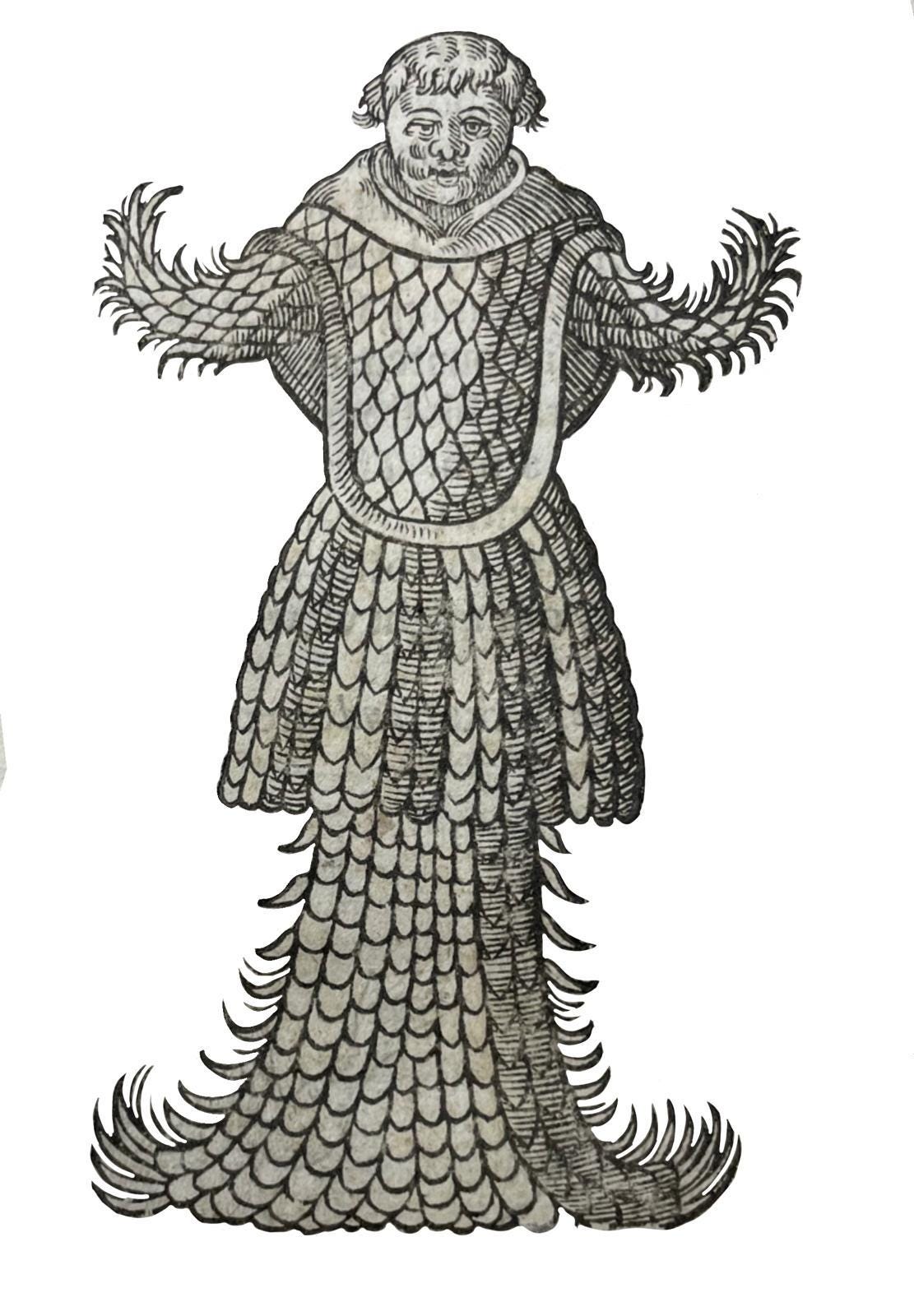 16th-Century Monkfish Earrings