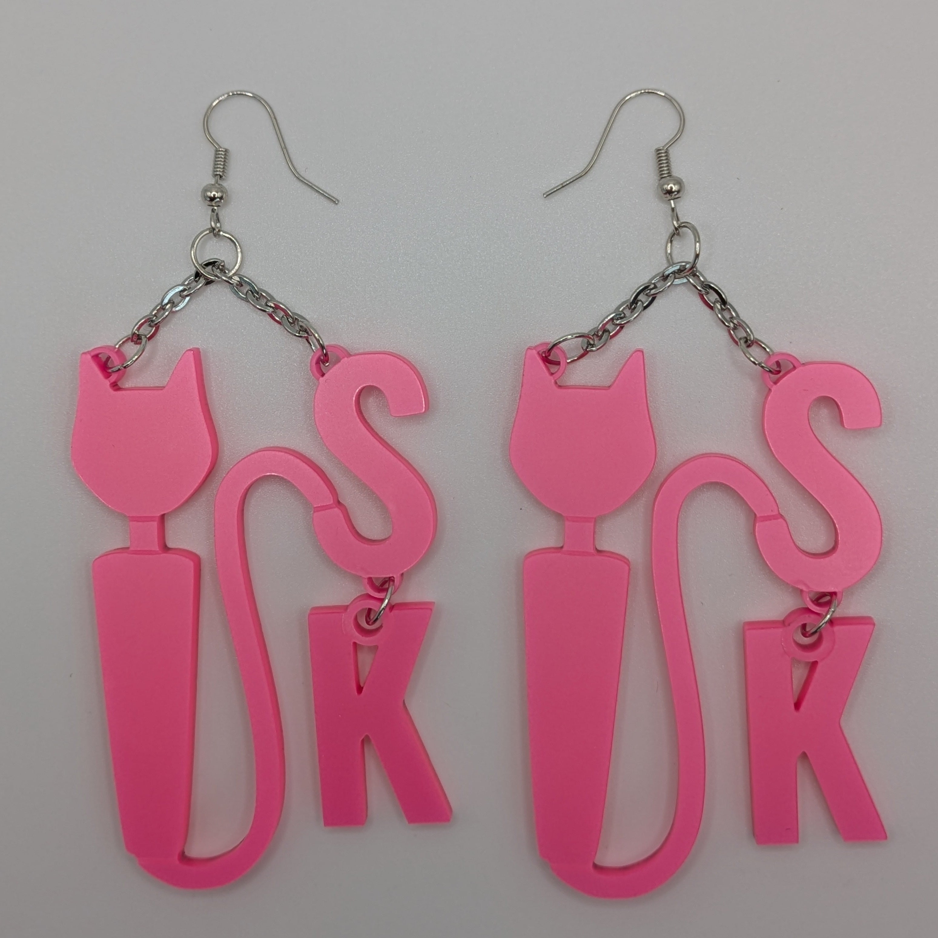 Smitten Kitten Logo Earrings